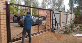 Купить услугу монтаж ворот Малоярославец, цена от 2650 руб.