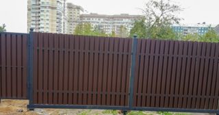 Купить распашные ворота из штакетника Малоярославец, цена от 2809 руб.