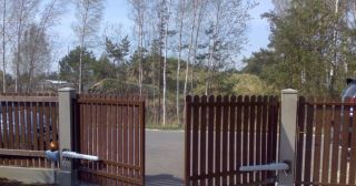 Купить распашные ворота из штакетника Малоярославец, цена от 2809 руб.